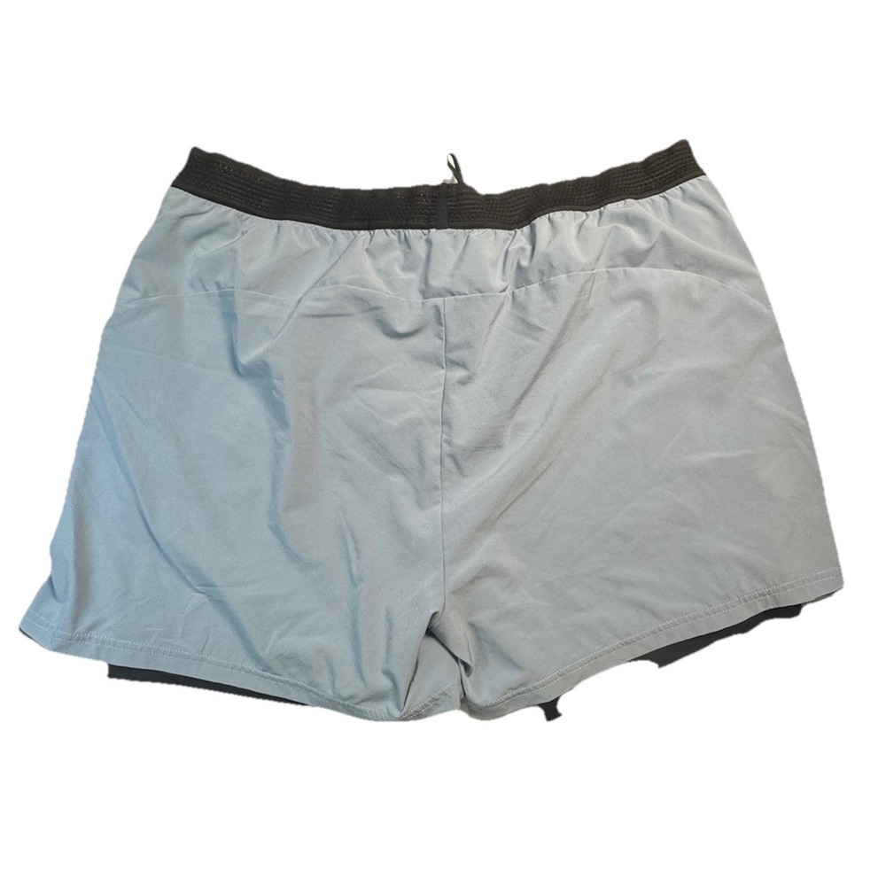 Rhone Men's XXL Lined Athletic Running Shorts Light Blue 5" Inseam Stretch - Picture 3 of 7